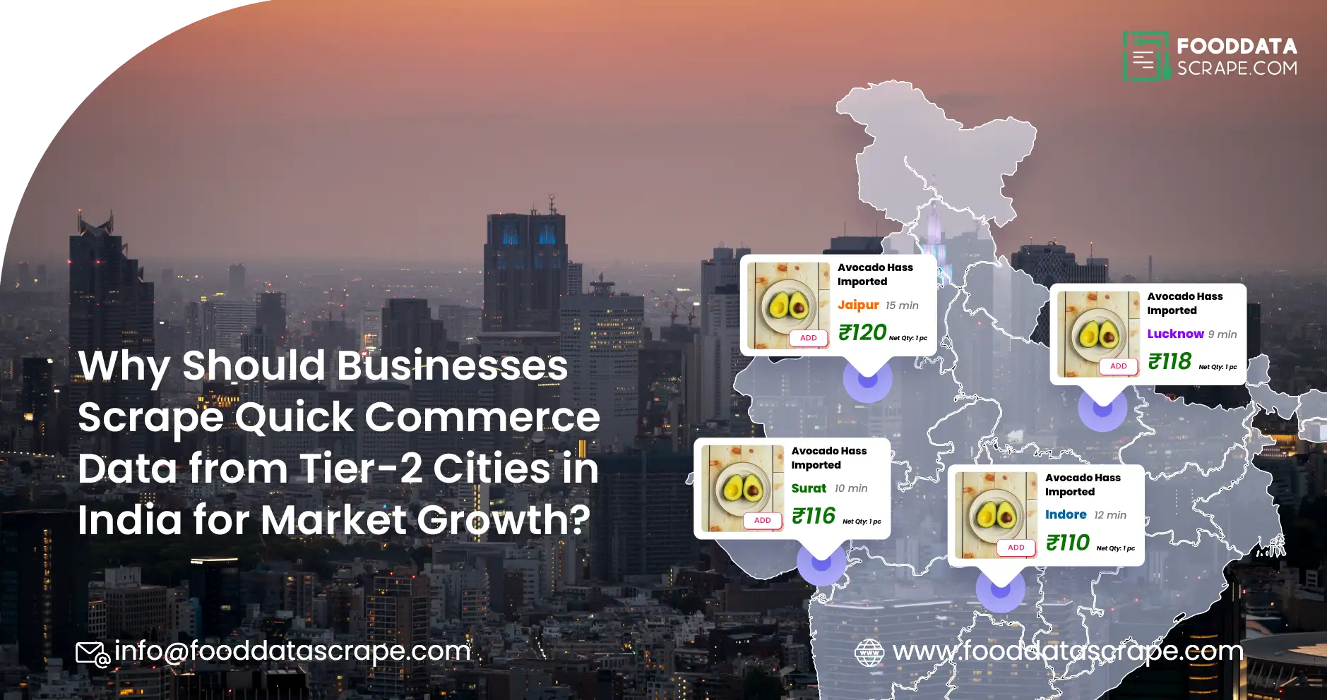 Why Should Businesses Scrape Quick Commerce Data from Tier-2 Cities in India for Market Growth?